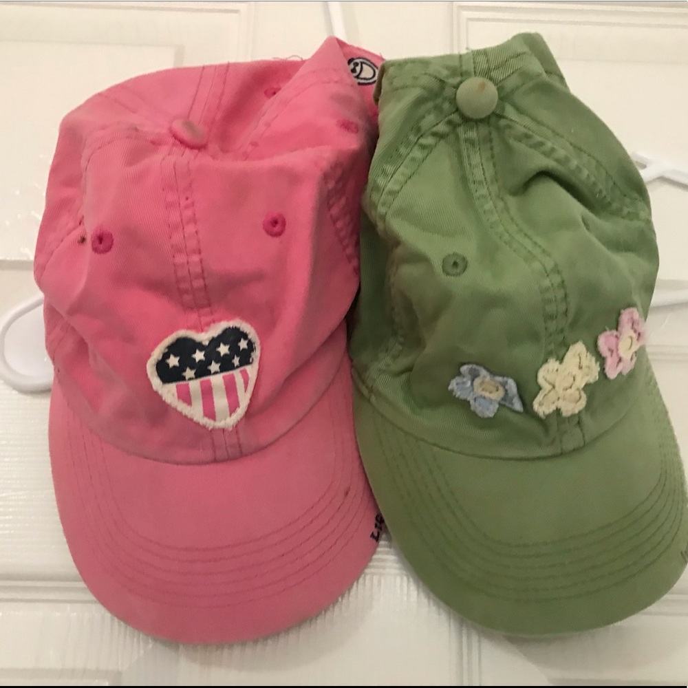 Life Is Good Baseball Hats a pink and green one